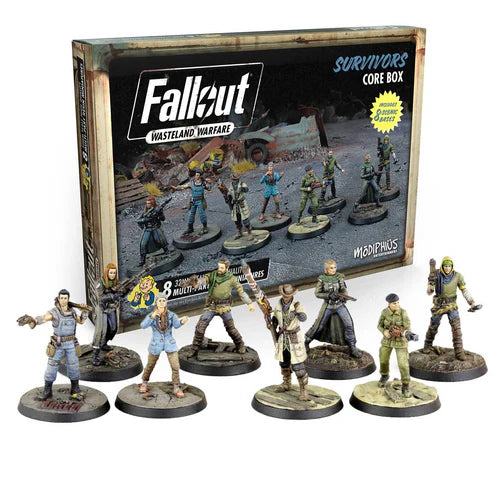 Modiphius Entertainment - Fallout: Wasteland Warfare - Survivors: Core Box