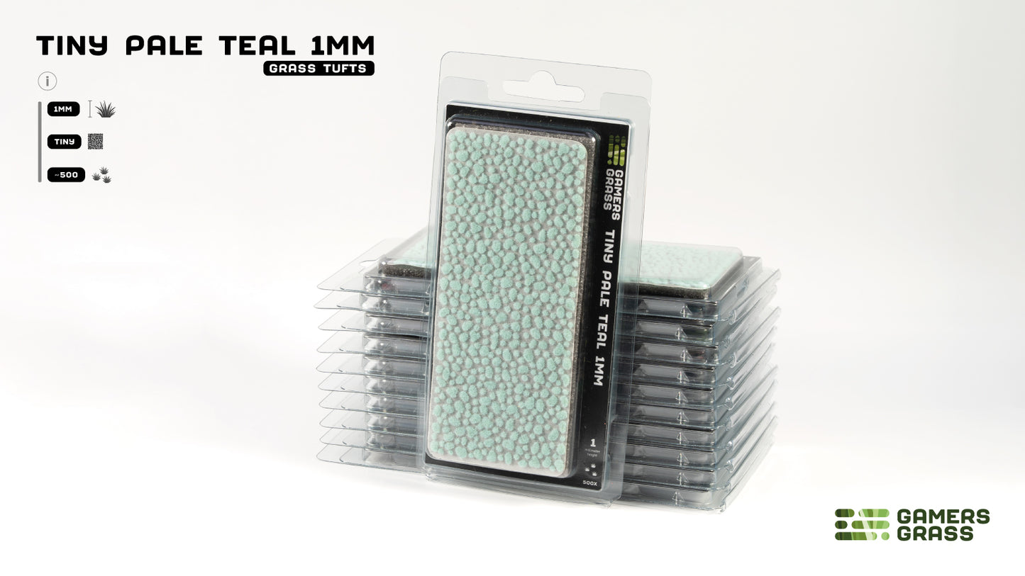 PRE-ORDER - Gamers Grass - Tiny Tufts - Pale Teal 1mm