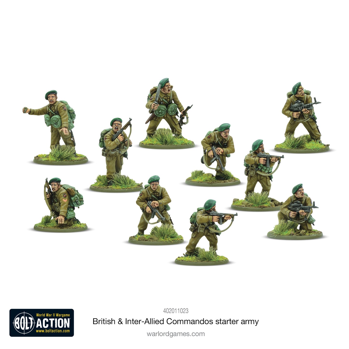 Warlord Games - Bolt Action - British & Inter-Allied Commandos Starter Army