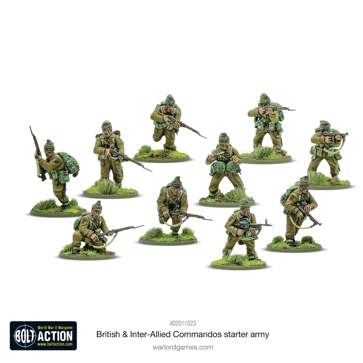 Warlord Games - Bolt Action - British & Inter-Allied Commandos Starter Army