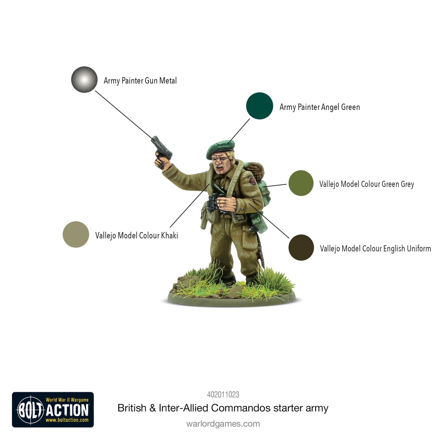 Warlord Games - Bolt Action - British & Inter-Allied Commandos Starter Army