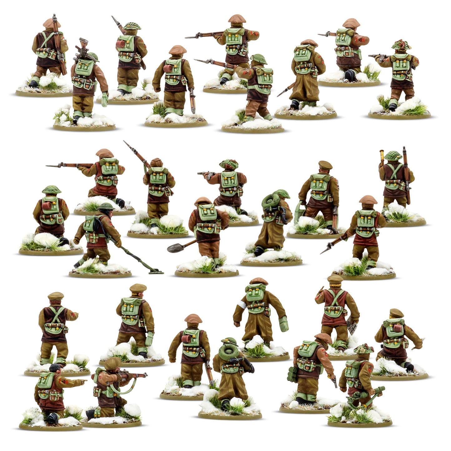 Warlord Games - Bolt Action - British & Canadian Infantry (Winter) Platoon