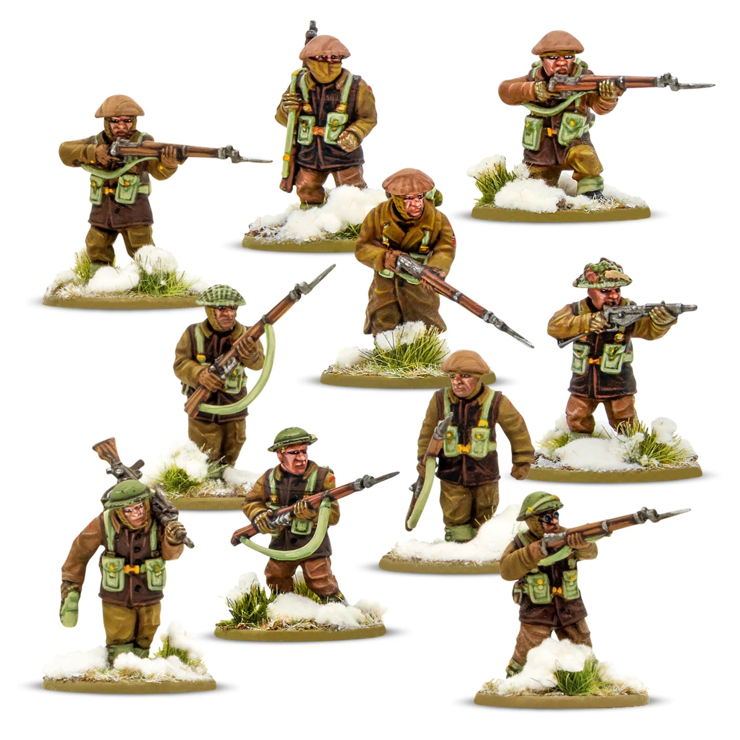 Warlord Games - Bolt Action - British & Canadian Infantry (Winter) Platoon