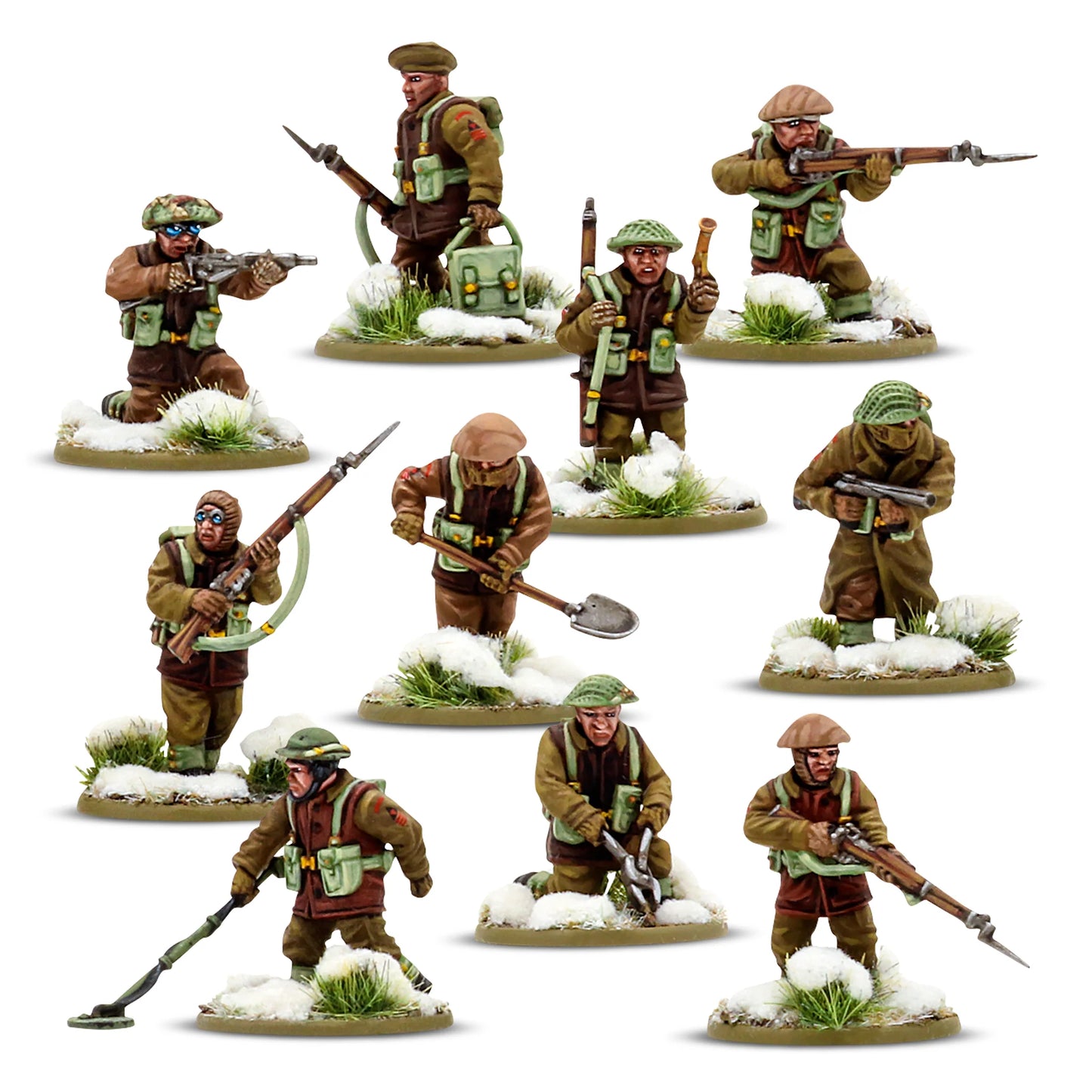 Warlord Games - Bolt Action - British & Canadian Infantry (Winter) Platoon