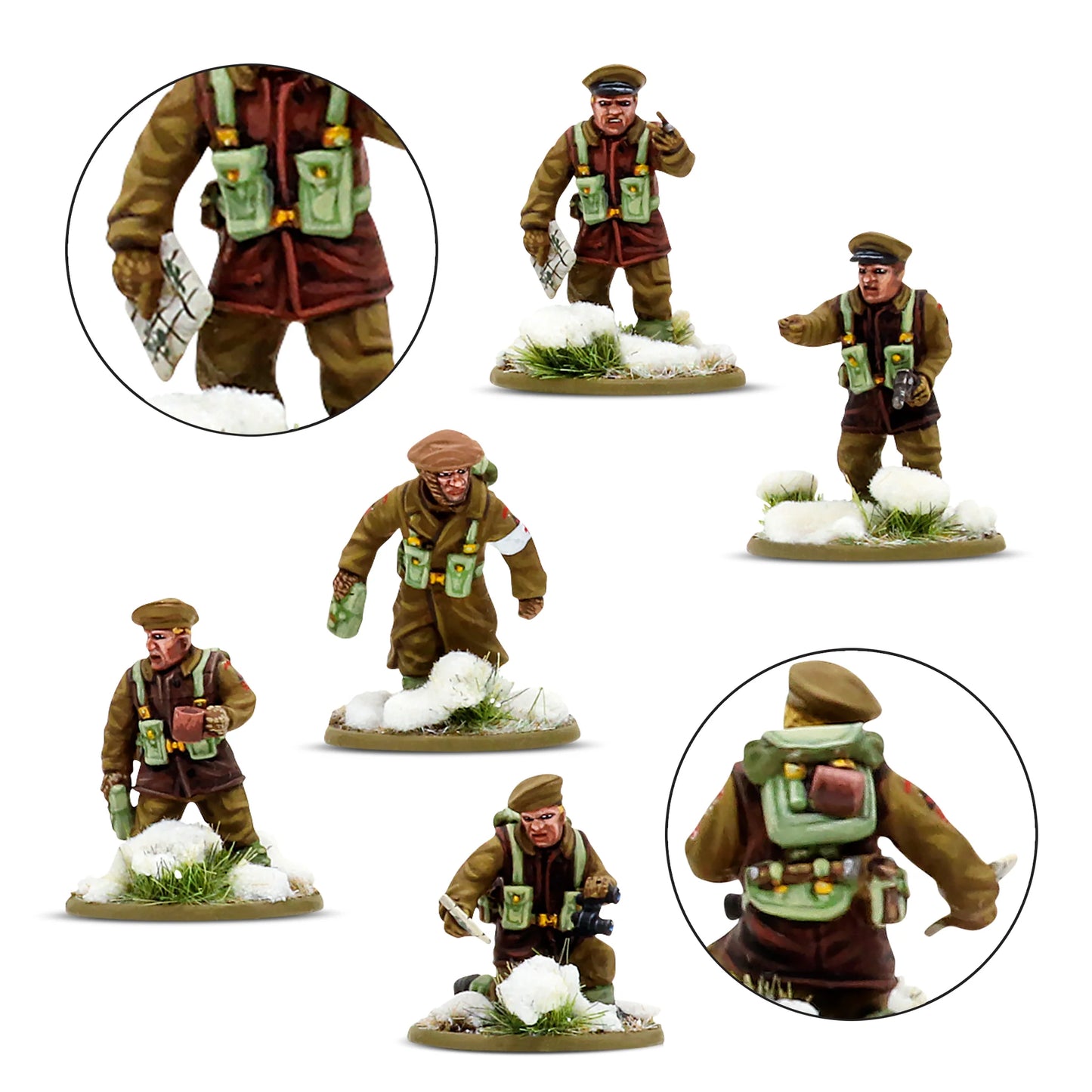 Warlord Games - Bolt Action - British & Canadian Infantry (Winter) Platoon