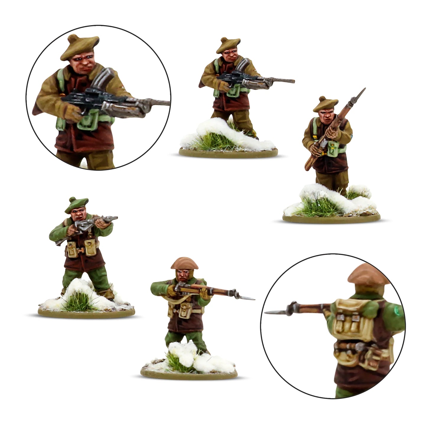Warlord Games - Bolt Action - British & Canadian Infantry (Winter) Platoon