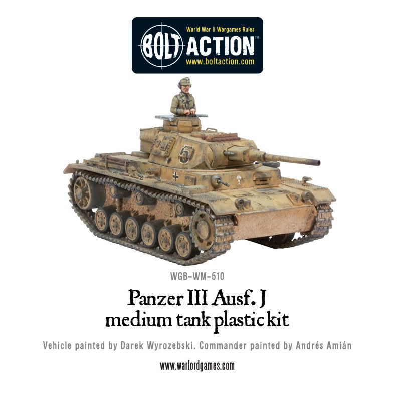 Warlord Games - Bolt Action - German Panzer III (3) Medium Tank