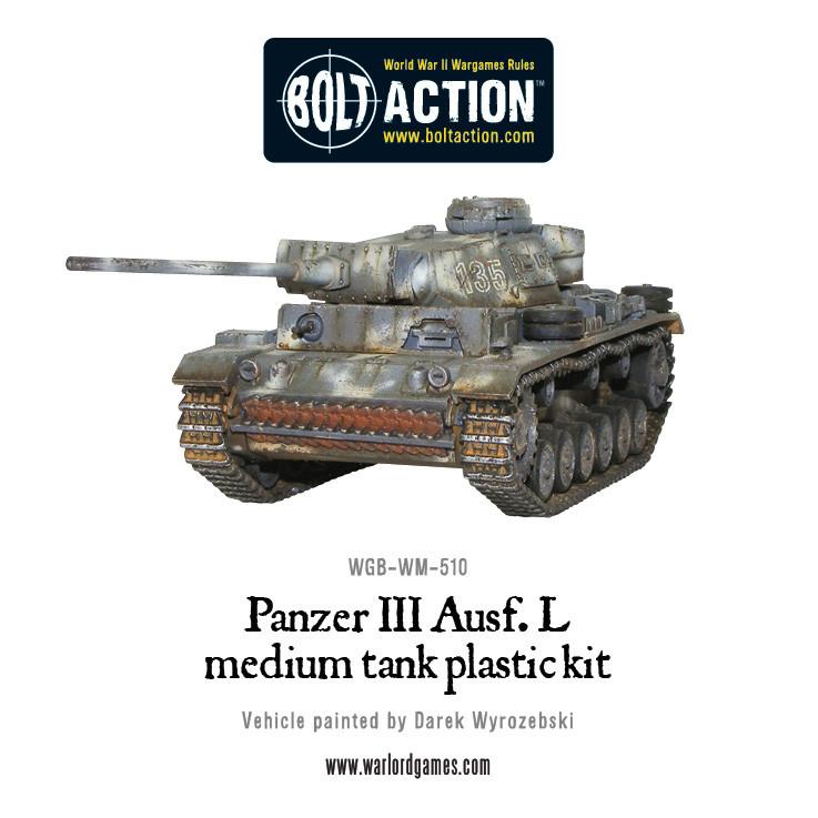 Warlord Games - Bolt Action - German Panzer III (3) Medium Tank
