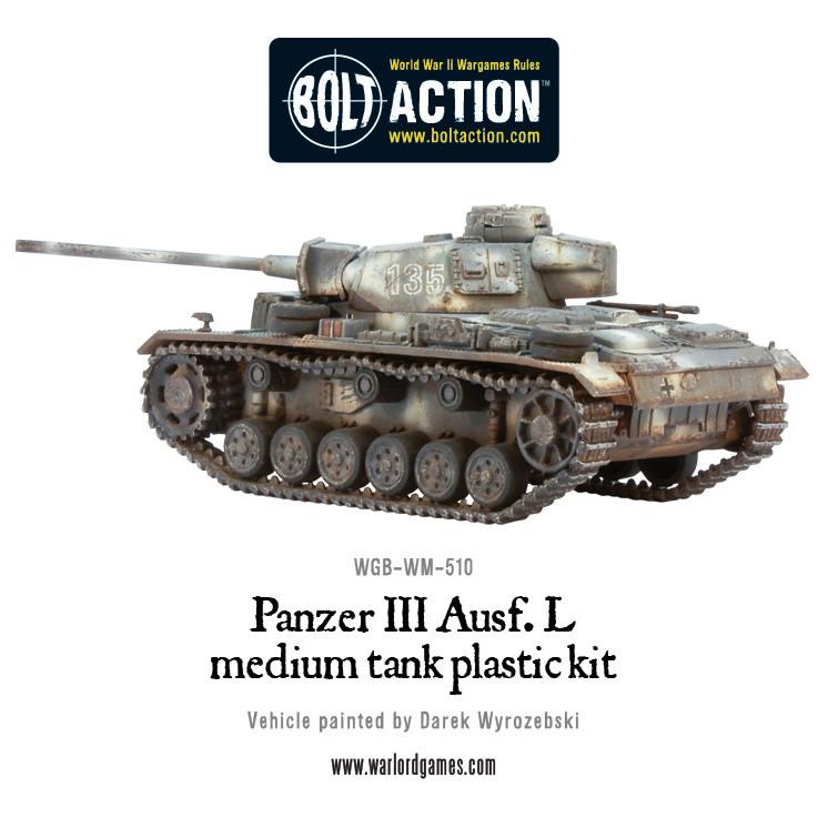 Warlord Games - Bolt Action - German Panzer III (3) Medium Tank