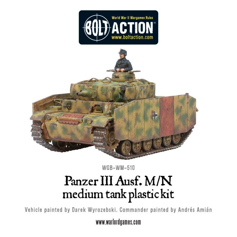 Warlord Games - Bolt Action - German Panzer III (3) Medium Tank