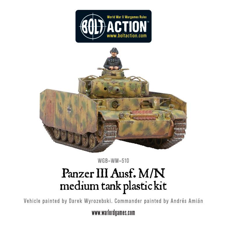 Warlord Games - Bolt Action - German Panzer III (3) Medium Tank