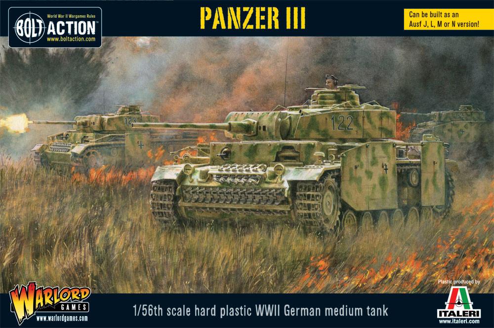 Warlord Games - Bolt Action - German Panzer III (3) Medium Tank