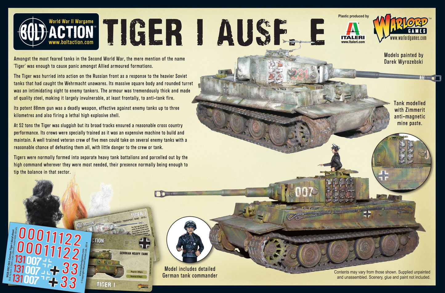 Warlord Games - Bolt Action - German Tiger I Ausf. E Heavy Tank