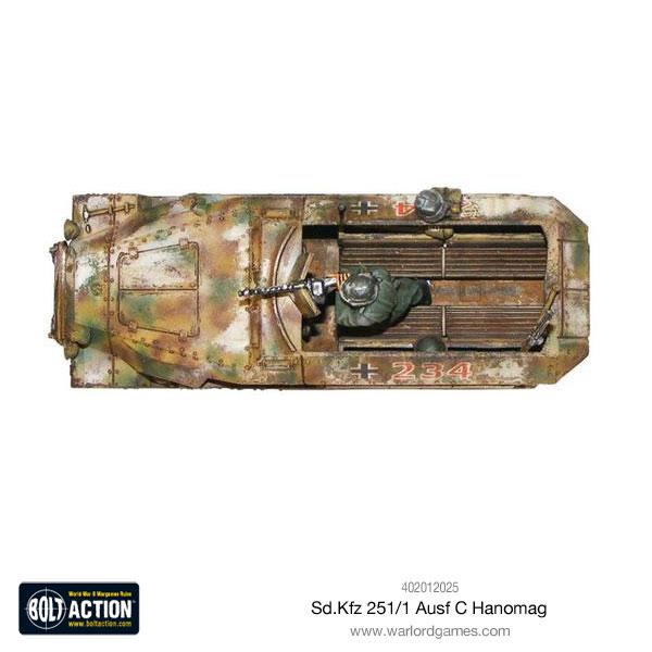 Warlord Games - Bolt Action - German Sd.Kfz 251/1 C Honomag half-track