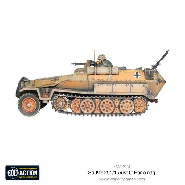 Warlord Games - Bolt Action - German Sd.Kfz 251/1 C Honomag half-track