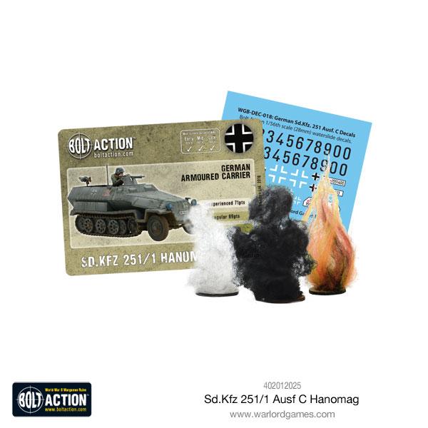 Warlord Games - Bolt Action - German Sd.Kfz 251/1 C Honomag half-track