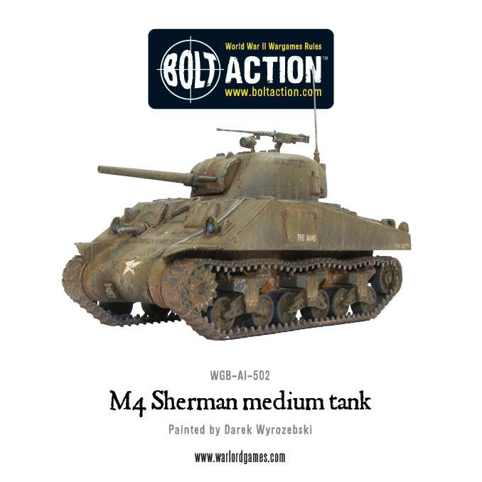 Warlord Games - Bolt Action - US M4 Sherman medium tank