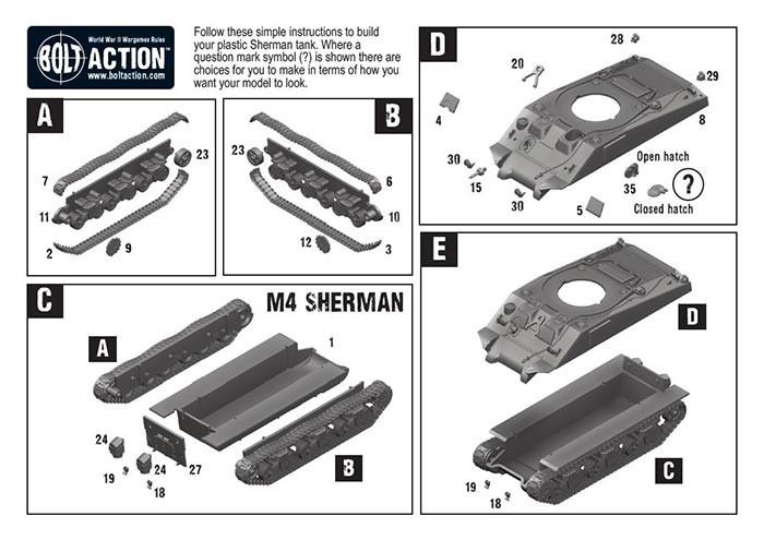 Warlord Games - Bolt Action - US M4 Sherman medium tank