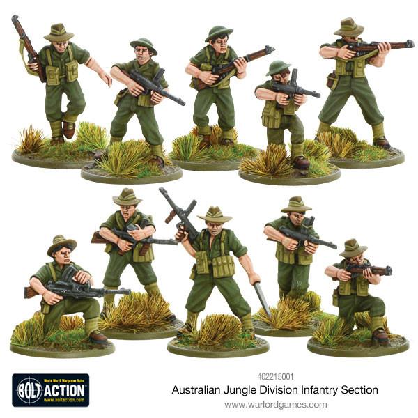 Warlord Games - Bolt Action - Australian Jungle Division Infantry Section