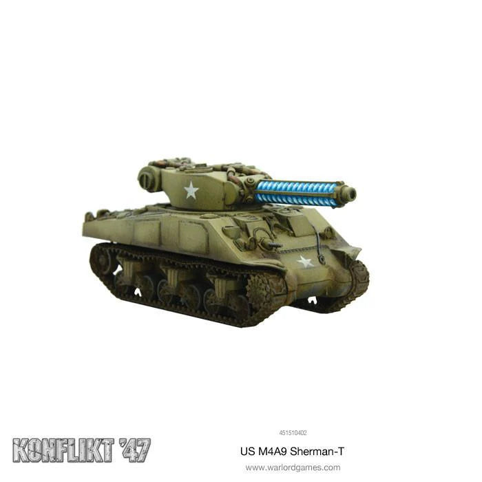 Warlord Games - Konflikt'47 - USA - M4A9-T Sherman with Tesla Cannon