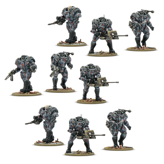 Warlord Games - Konflikt'47 -  Axis - Stahltruppen Heavy Infantry
