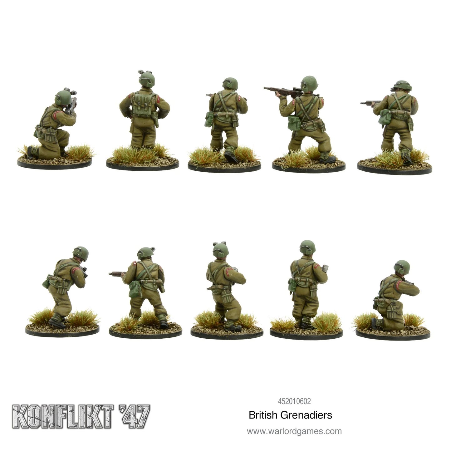 PRE-ORDER - Warlord Games - Konflikt'47 - British - Grenadiers
