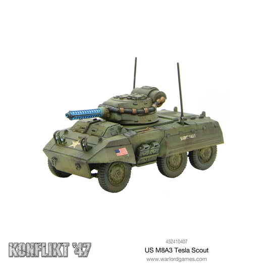 Warlord Games - Konflikt'47 - USA - M8A3 Tesla Scout