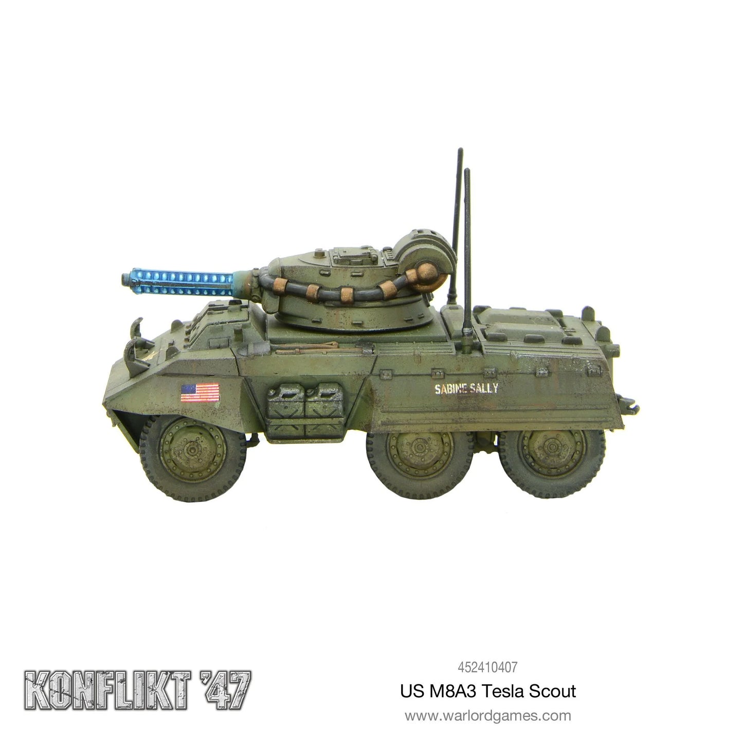 Warlord Games - Konflikt'47 - USA - M8A3 Tesla Scout