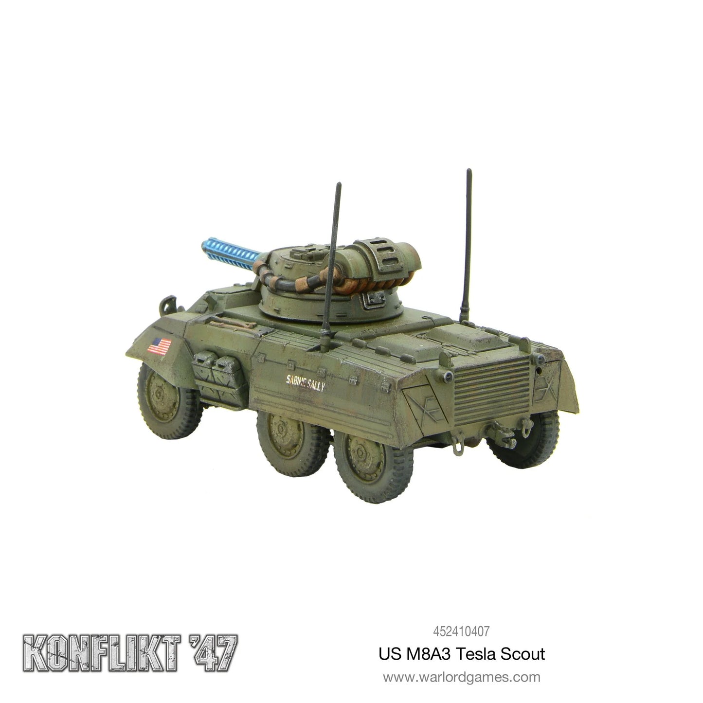 Warlord Games - Konflikt'47 - USA - M8A3 Tesla Scout