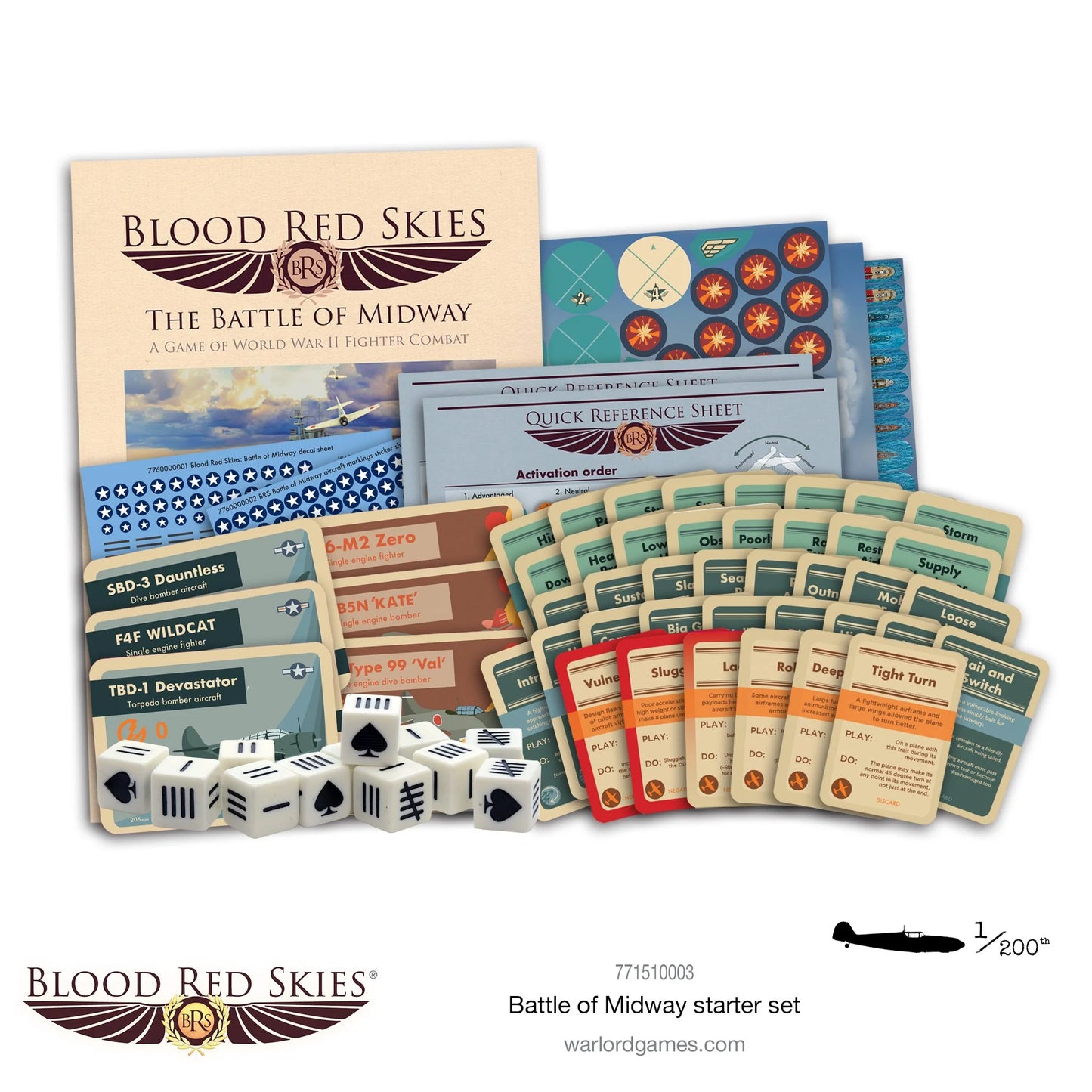Warlord Games - Blood Red Skies: The Battle Of Midway Starter Set