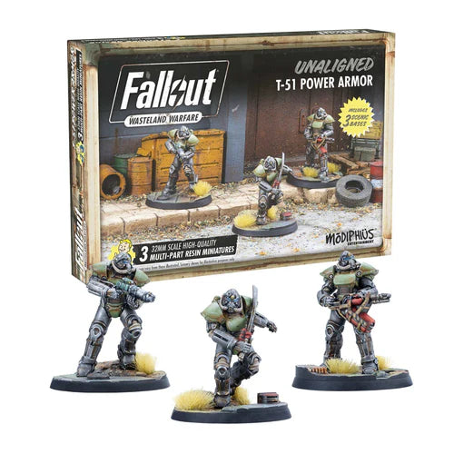 Modiphius Entertainment - Fallout: Wasteland Warfare - Unaligned: T-51 Power Armour