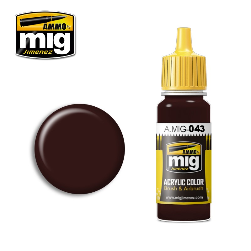 AMMO by MIG - Acrylic Colour - Shadow Rust 17ml paint