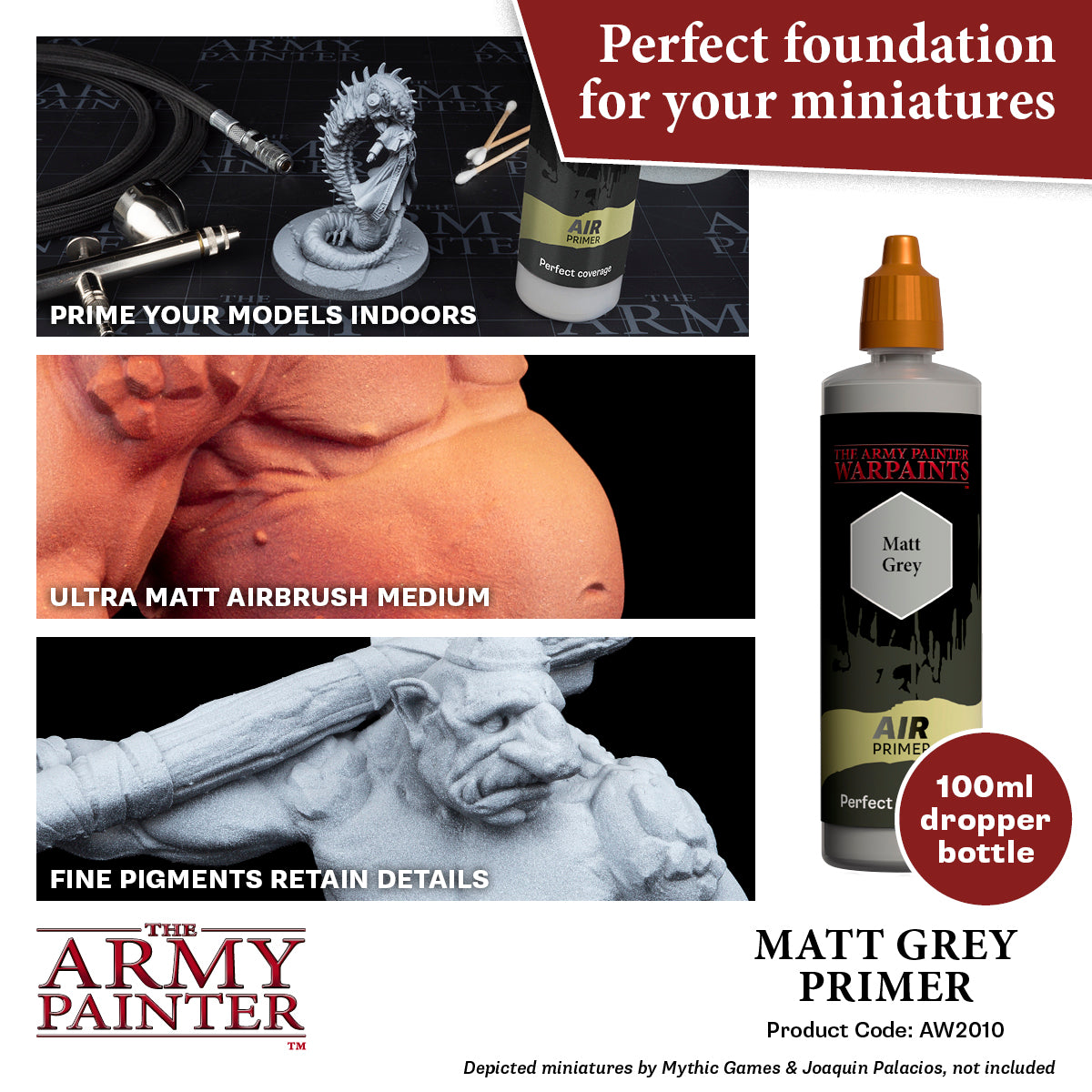 The Army Painter - Warpaints Air - Air Primer Grey
