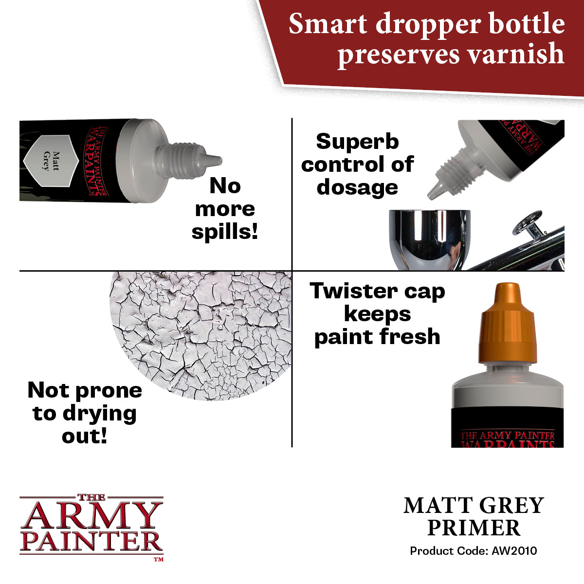 The Army Painter - Warpaints Air - Air Primer Grey