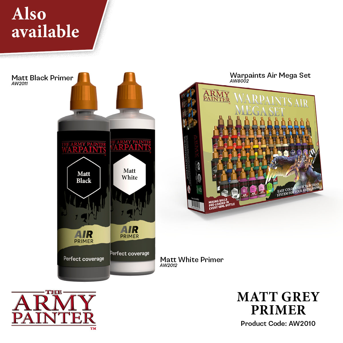 The Army Painter - Warpaints Air - Air Primer Grey
