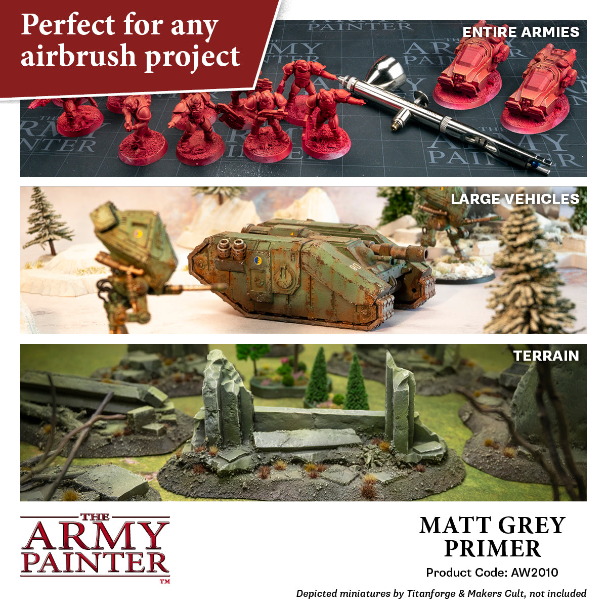The Army Painter - Warpaints Air - Air Primer Grey
