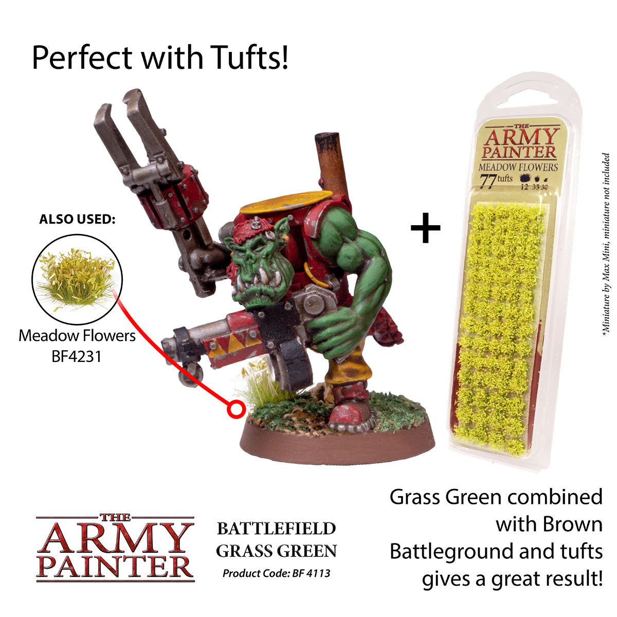 The Army Painter - Battlefield Basing: Grass Green