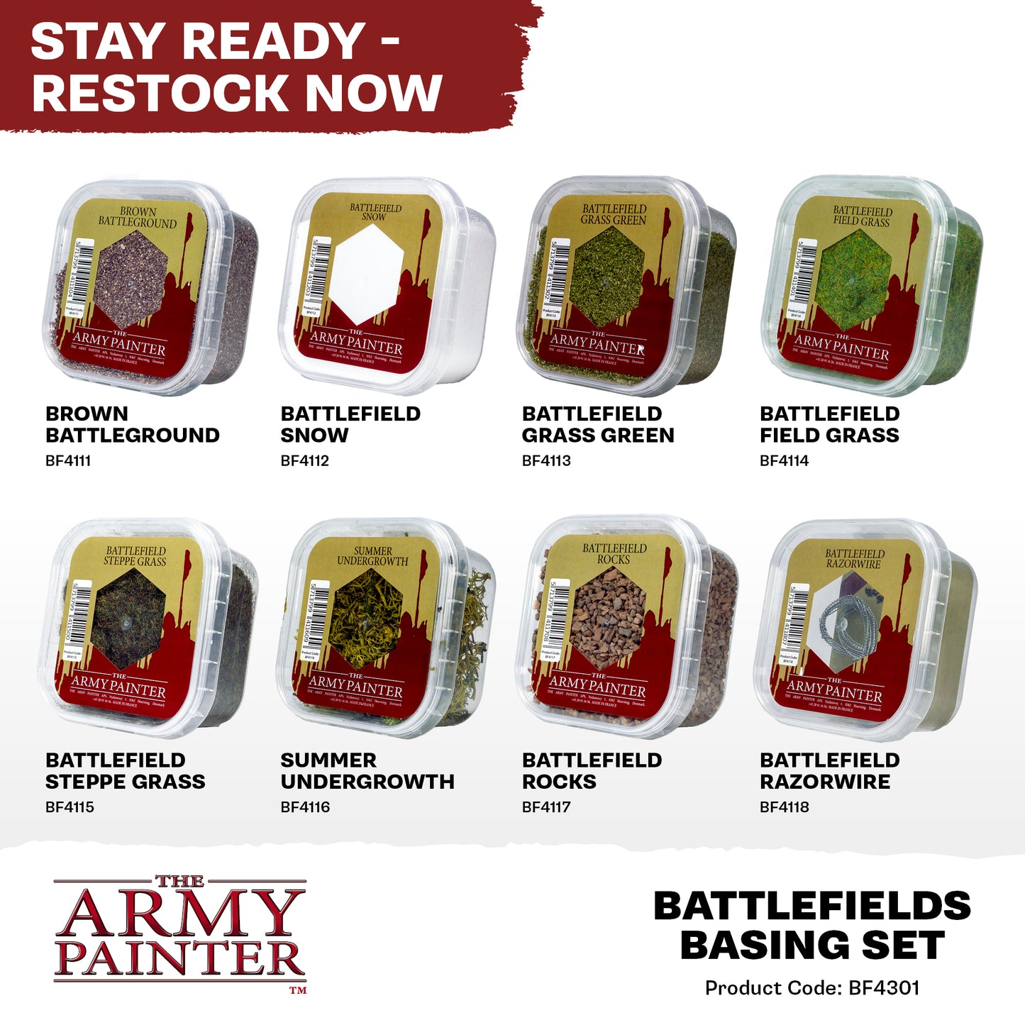 The Army Painter - Battlefields Basing Set