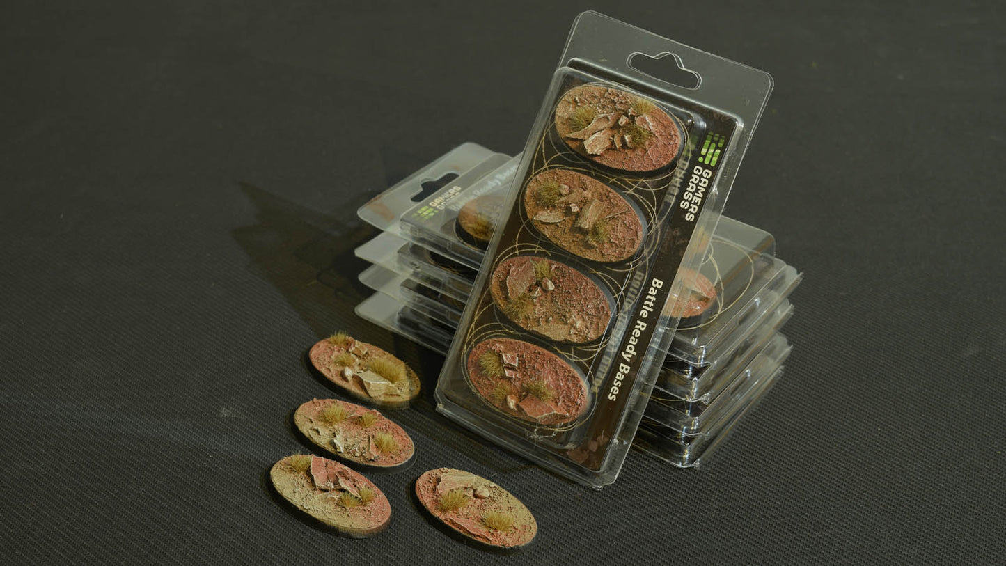 Gamers Grass - Battle Ready Bases - Badlands - Oval 60mm
