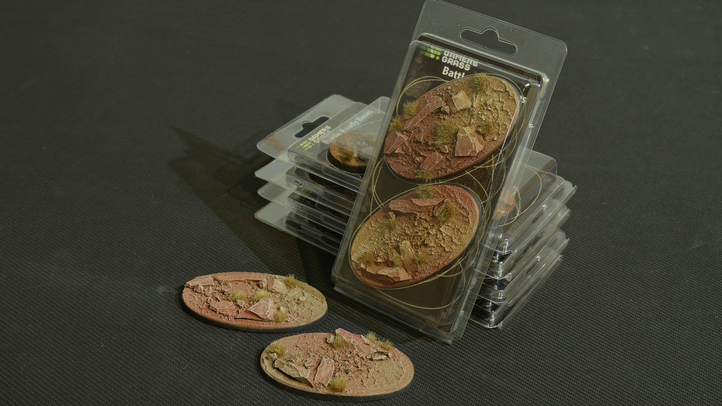 Gamers Grass - Battle Ready Bases - Badlands - Oval 90mm