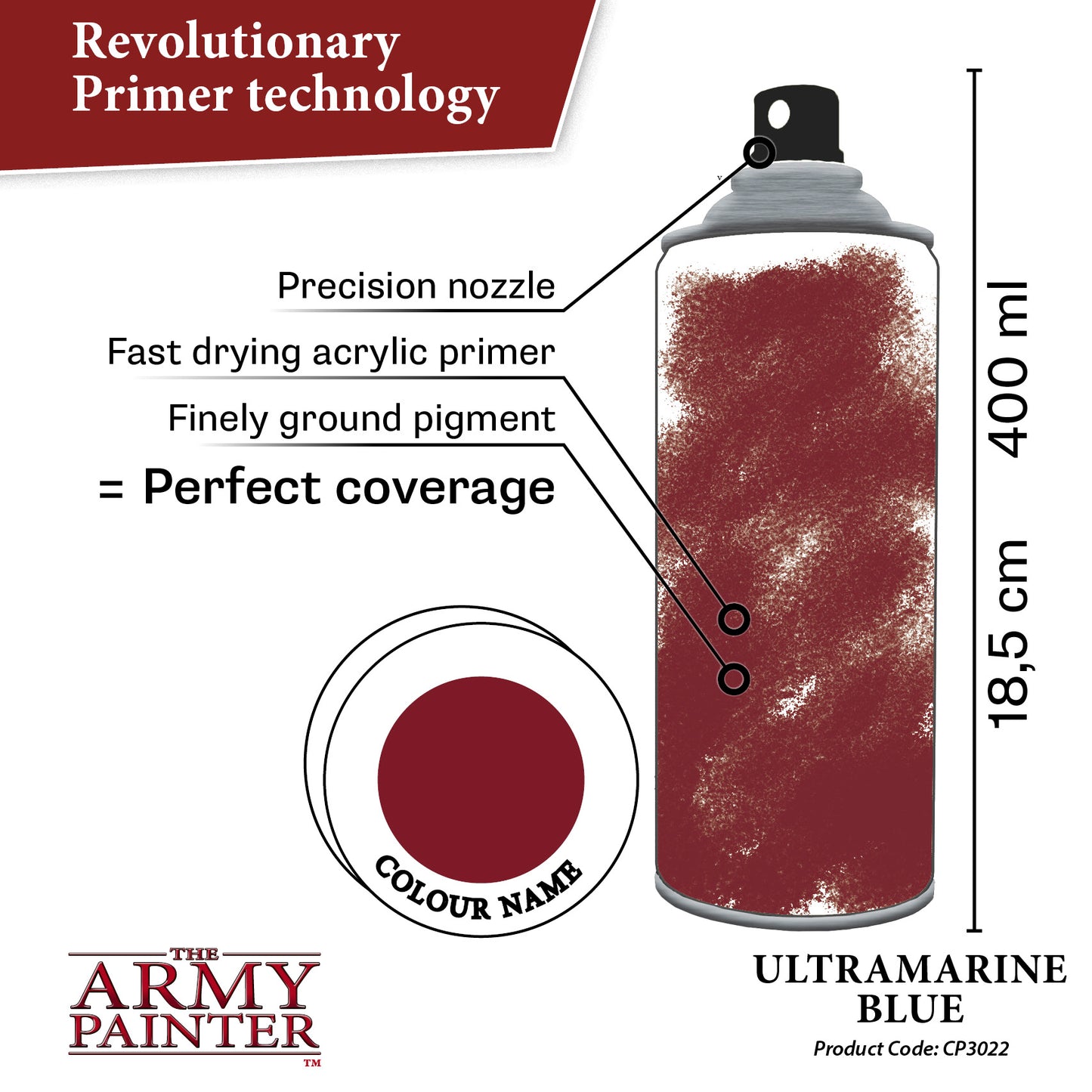 The Army Painter - Colour Primer - Ultramarine Blue