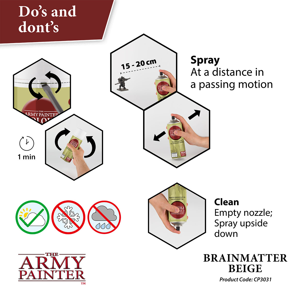 The Army Painter - Colour Primer - Brainmatter Beige