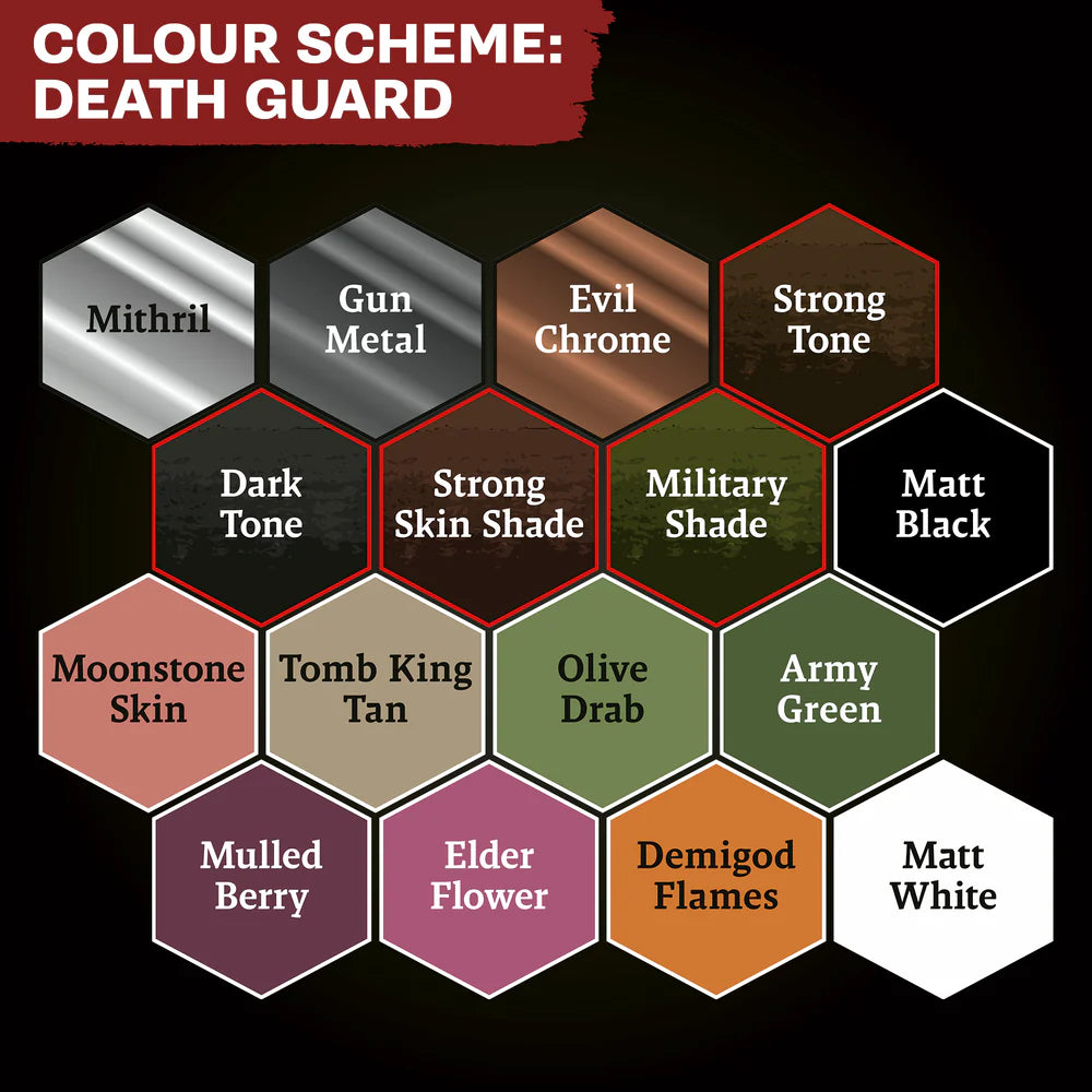 40k Death Guard Paint Bundle