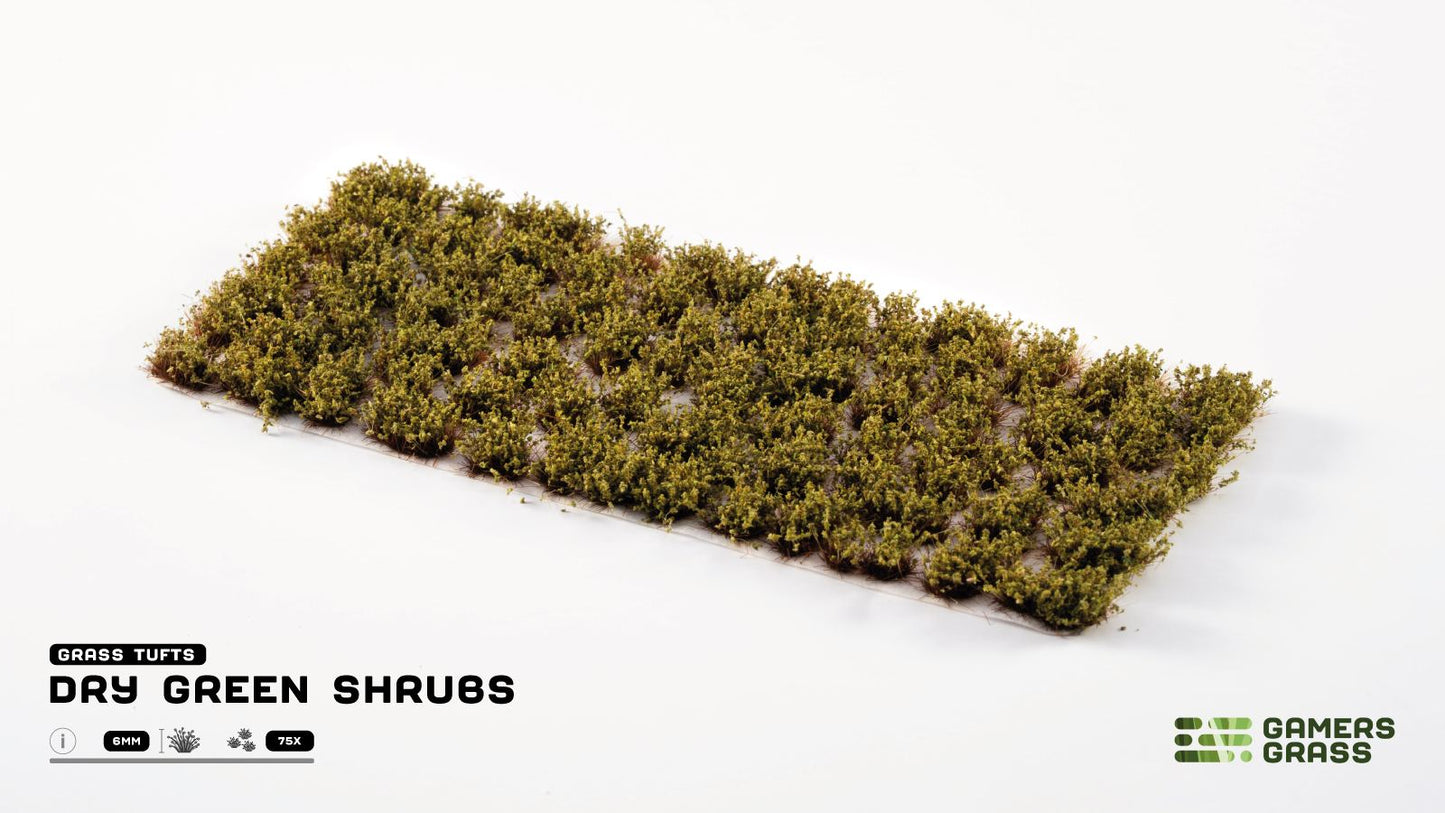 Gamers Grass - Dry Green Shrubs