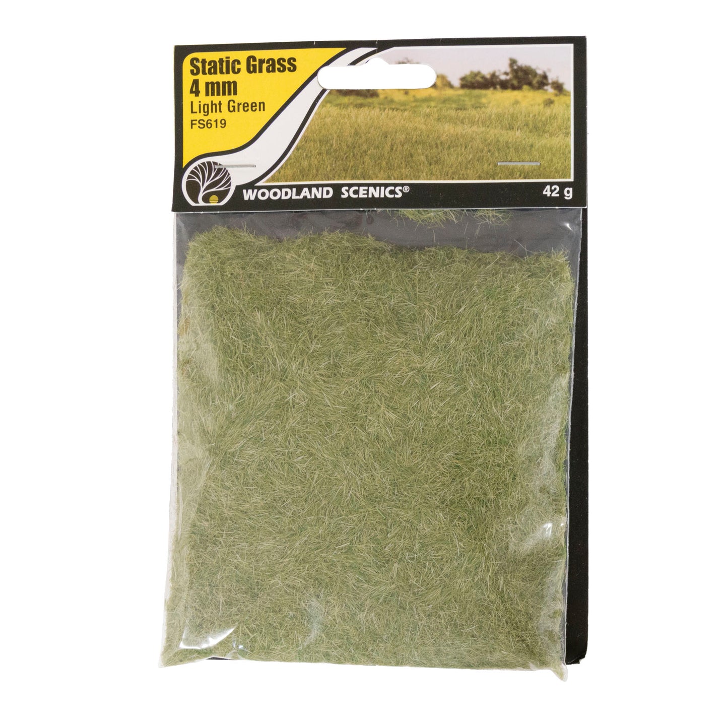 Woodland Scenics - Field System - Static Grass - Light Green 4mm