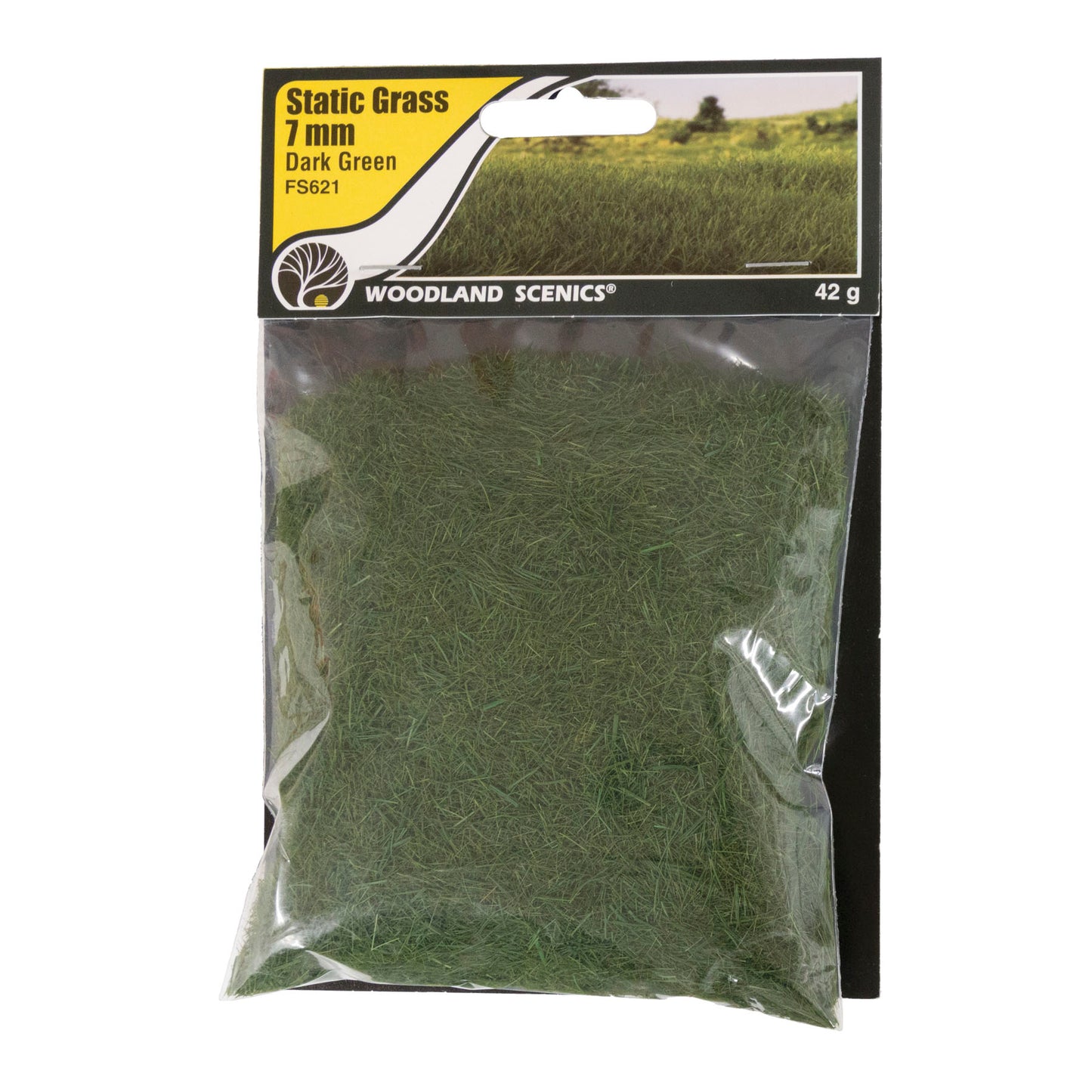 Woodland Scenics - Field System - Static Grass - Dark Green 7mm