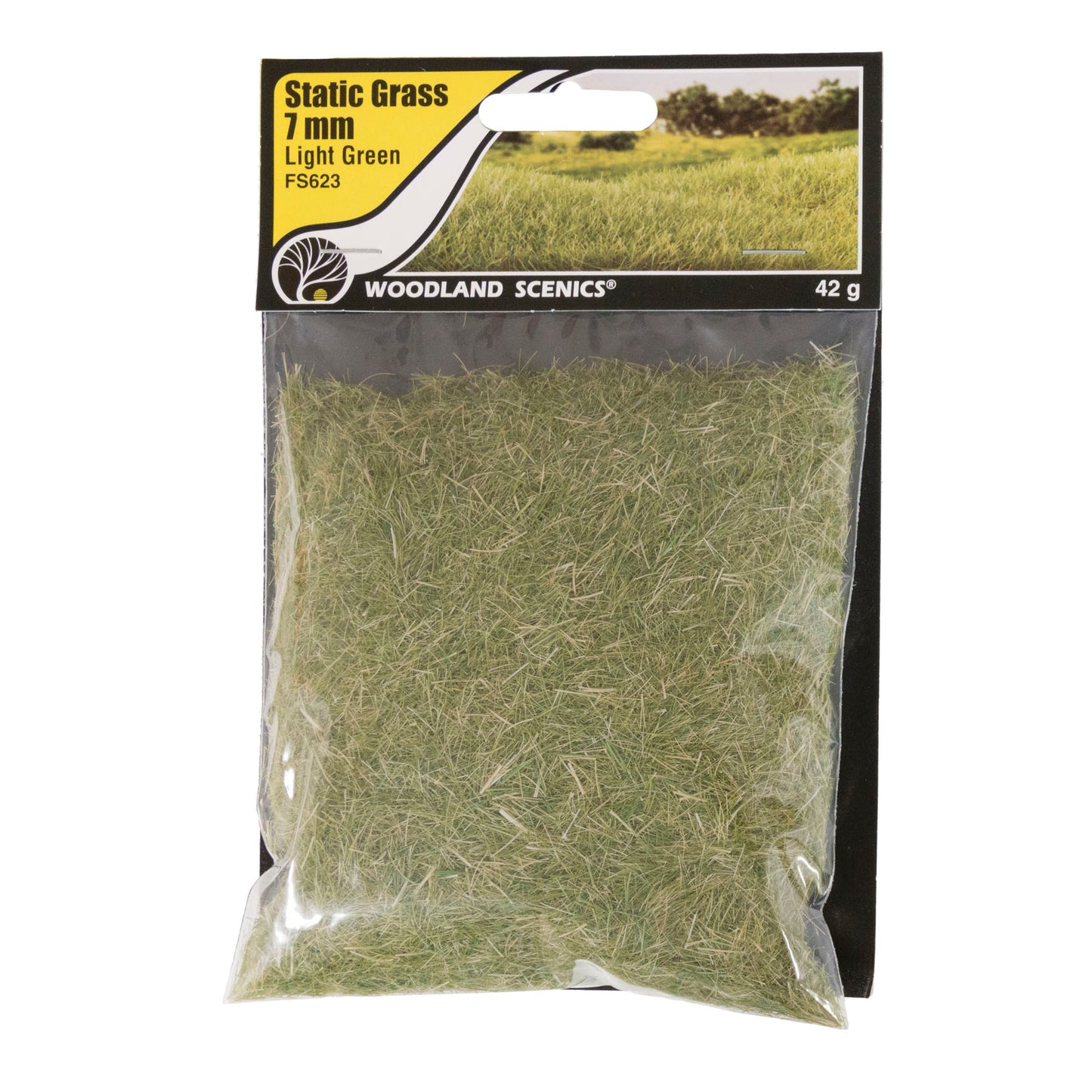 Woodland Scenics - Field System - Static Grass - Light Green 7mm