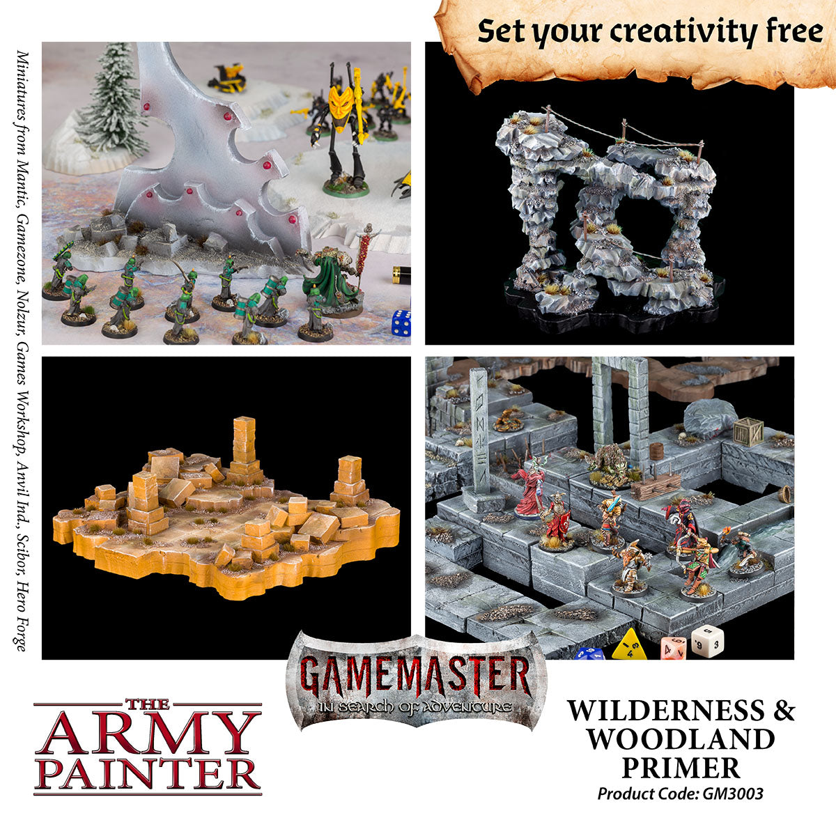 The Army Painter - GameMaster - Terrain Primer: Wilderness & Woodlands