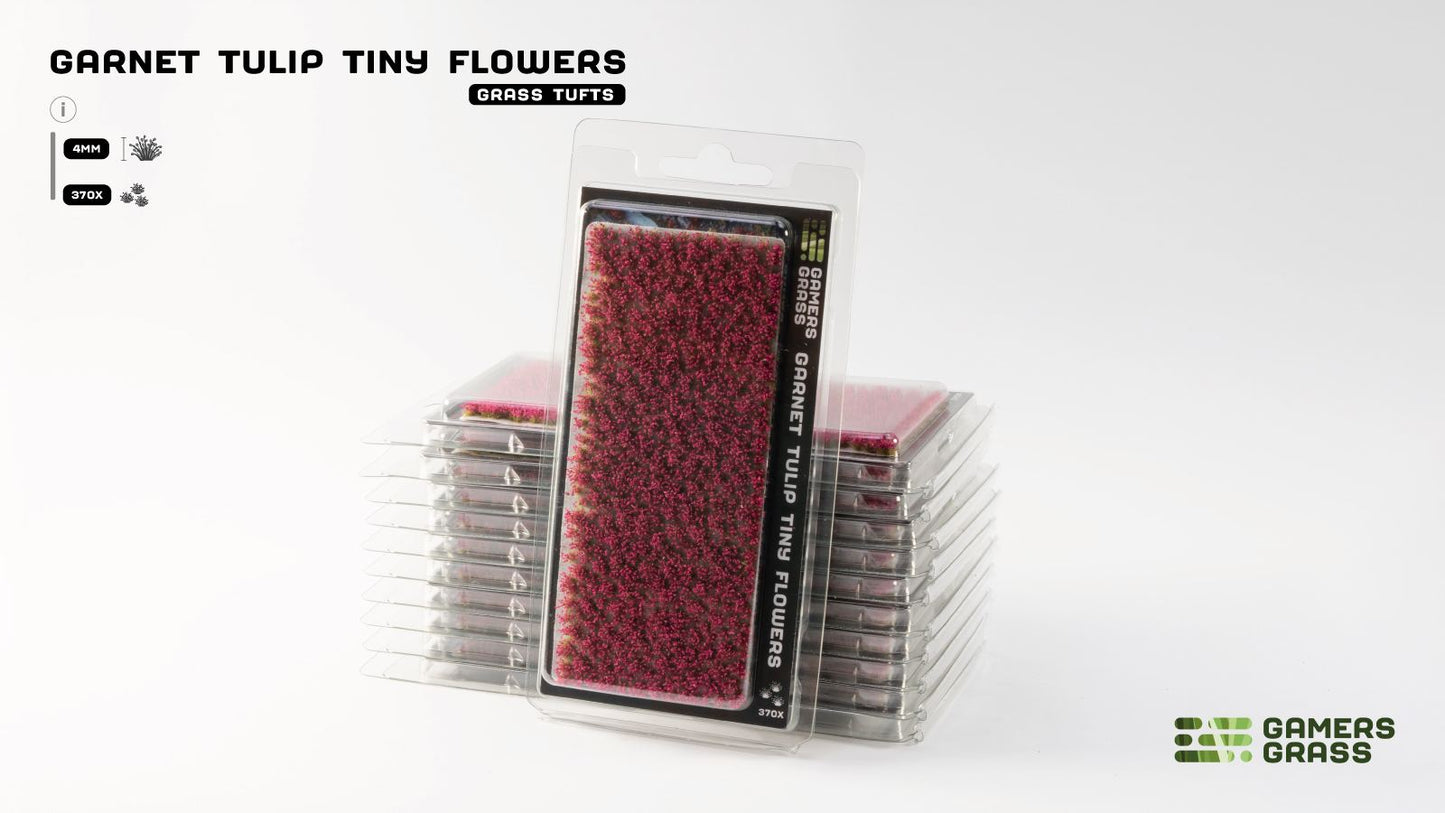 Gamers Grass - Garnet Tulip Tiny Flowers