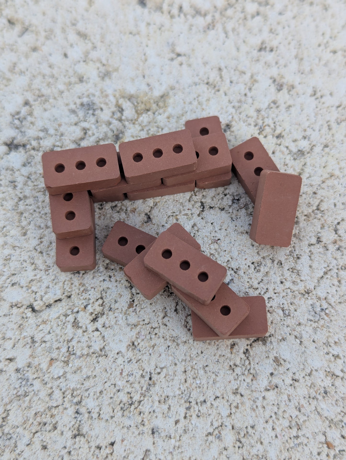 1:16 Scale Terracotta Bricks (50 Pack)